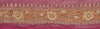 Sanskriti Vintage Sari Border Hand Beaded 1 YD Indian Trim Sewing Pink Lace