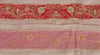 Sanskriti Vintage Sari Border Hand Beaded 1 YD Indian Trim Sewing Pink Lace