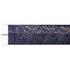 Sanskriti Vintage Sari Border Hand Embroidered 1 YD Indian Trim Sewing Blue Lace