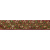 Sanskriti Vintag Sari Border Hand Beaded Bandhani 1YD Trim Sewing Dark Red Lace