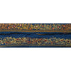 Sanskriti Vintage Sari Border Hand Embroidered 1 YD Indian Trim Ribbon Blue Lace