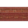 Sanskriti Vintage Sari Border Hand Beaded 2YD Indian Trim Sewing Dark Red Lace