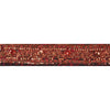 Sanskriti Vintage Sari Border Hand Beaded Leheria 1YD Trim Sewing Dark Red Lace