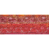 Sanskriti Vintage Sari Border Hand Beaded  1 YD Trim Sewing Red Sequins Lace