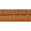 Sanskriti Vintage Sari Border Hand Beaded Woven 1 YD Trim Sewing Orange Lace