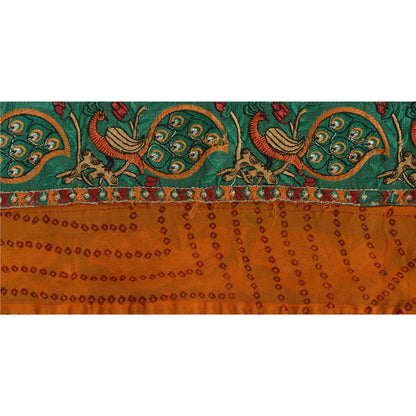 Sanskriti Vintage Bandhani Sari Border Embroidered 1 YD Trim Sewing Craft Lace