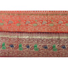 Sanskriti Vintage Sari Border Woven Brocade 5 YD Trim Craft Sewing Red 6"W Lace