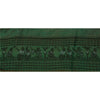 Sanskriti Vintage 1 Yard Saree Border Baluchari Trims Sewing Green Craft Lace