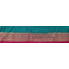 Sanskriti Vintage 1 YD Trim Pink/Green Sari Border  Brocade Craft Ribbon Lace