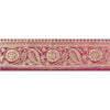 Sanskriti Vintage 1 YD Sari Border Woven Banarasi Trim Sewing Craft Pink Lace