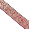 Sanskriti Vintage 1 YD Sari Border Woven Banarasi Trim Sewing Craft Pink Lace