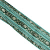 Sanskriti Vintage 1 YD Sari Indian Border Woven Trim Blue Craft Blue Lace