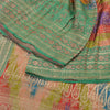 Sanskriti Vintage Wedding Sarees 100% Pure Satin Silk Brocade Zari Sari Fabric