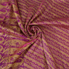 Sanskriti Vintage Sarees Purple Brocade/Banarasi ZariWoven PureSatin Sari Fabric