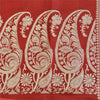 Sanskriti Vintage Sarees Red Brocade/Banarasi Zari Woven Pure Silk Sari Fabric