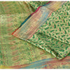 Sanskriti Vintage Premium Sarees Pure Silk Banarasi/Brocade Hand Woven Sari 5yd