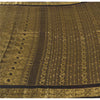 Sanskriti Vintage Sarees Pure Silk Banarasi Brocade Hand Woven 5yrd Fabric/Sari