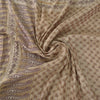 Sanskriti Vintage Cream Sarees Pure Satin Silk Woven Premium Sari Craft Fabric