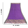 Sanskriti Vintage Purple Dupatta Long Stole Pure Woolen Printed Premium Scarves