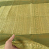 Sanskriti Vintage Indian Green Dupatta Long Stole Art Silk Woven Premium Scarves