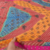 Sanskriti Vintage Long Dupatta/Stole Pure Georgette Bandhani Hand-Printed Hijab