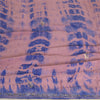 Sanskriti Vintage Pink/Blue Dupatta Long Stole Pure Silk Hand Beaded Tie-Dye