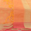 Sanskriti Vintage Indian Orange Dupatta Long Stole Art Silk Woven Premium Hijab