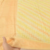 Sanskriti Vintage Yellow Dupatta Long Stole Pure Cotton Woven Premium Wrap Veil