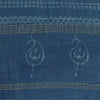 Sanskriti Vintage Long Blue Dupatta Bagru Hand Block Printed Pure Cotton Stole