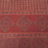 Sanskriti Vintage Long Dupatta/Stole Pure Cotton Dusty Red Hand Block Print Veil