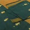 Sanskriti Vintage Yellow/Green Dupatta Long Stole Pure Cotton Woven Premium Veil