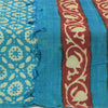 Sanskriti Vintage Blue Dupatta Long Stole Pure Cotton Printed Premium Wrap Veil