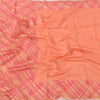 Sanskriti Vintage Orange Dupatta Long Stole Pure Cotton Printed Premium Scarves