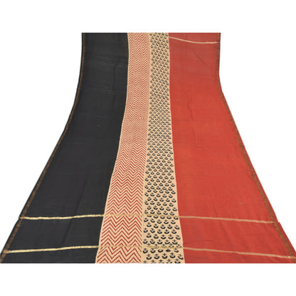 Sanskriti Vintage Indian Dupatta Long Stole Pure Cotton Printed Premium Scarves