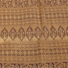 Sanskriti Vintage Long Dupatta/Stole Artificial Silk Brown Woven Scarf Veil