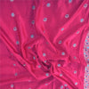 Sanskriti Vintage Fuchsia Dupatta Long Stole Pure Silk Woven Premium Wrap Hijab