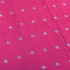 Sanskriti Vintage Fuchsia Dupatta Long Stole Pure Silk Woven Premium Wrap Hijab