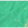 Sanskriti Vintage Seafoam Green Dupatta Long Stole Pure Silk Hand Beaded Scarves