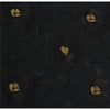 Sanskriti Vintage Black Sarees Pure Georgette Silk premium woven Sari 5yd Fabric