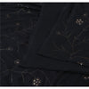 Sanskriti Vintage Black Sarees Pure Crepe Silk Embroidered Sari Premium Fabric