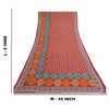 Sanskriti Vintage Sarees Red Indian Pure Cotton Printed Sari Soft Craft Fabric