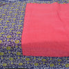 Sanskriti Vintage Sarees Pink/Purple Pure Cotton Printed Sari 5yd Craft Fabric