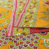 Sanskriti Vintage Sarees Pure Cotton Peacock Handmade KalamkariPrint Sari Fabric