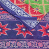 Sanskriti Vintage Sarees Indian Multi Pure Cotton Printed Sari 5yd Craft Fabric