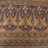 Sanskriti Vintage Sarees Indian Ivory Pure Cotton Printed Sari 5yd Craft Fabric