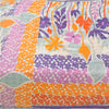 Sanskriti Vintage Sarees Indian Multi Pure Cotton Printed Sari 5yd Craft Fabric