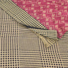 Sanskriti Vintage Sarees Indian Pink Pure Cotton Printed Sari 5yd Craft Fabric