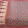 Sanskriti Vintage Sarees Patan Patola Printed Red/Gray Pure Cotton Sari Fabric