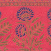 Sanskriti Vintage Sarees Pink 100% Pure Cotton Printed Sari 5yd Craft Fabric