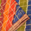 Sanskriti Vintage Sarees Multi Woven Printed Pure Cotton Sari 5yd Craft Fabric